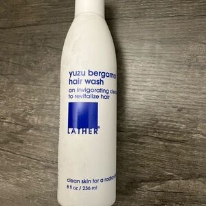 Lather Yuzu Bergamot Hair Wash Shampoo, invigorating, clean ingredients, vegan